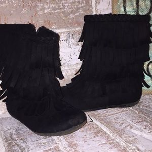 Toddler Girl Fringe Boots